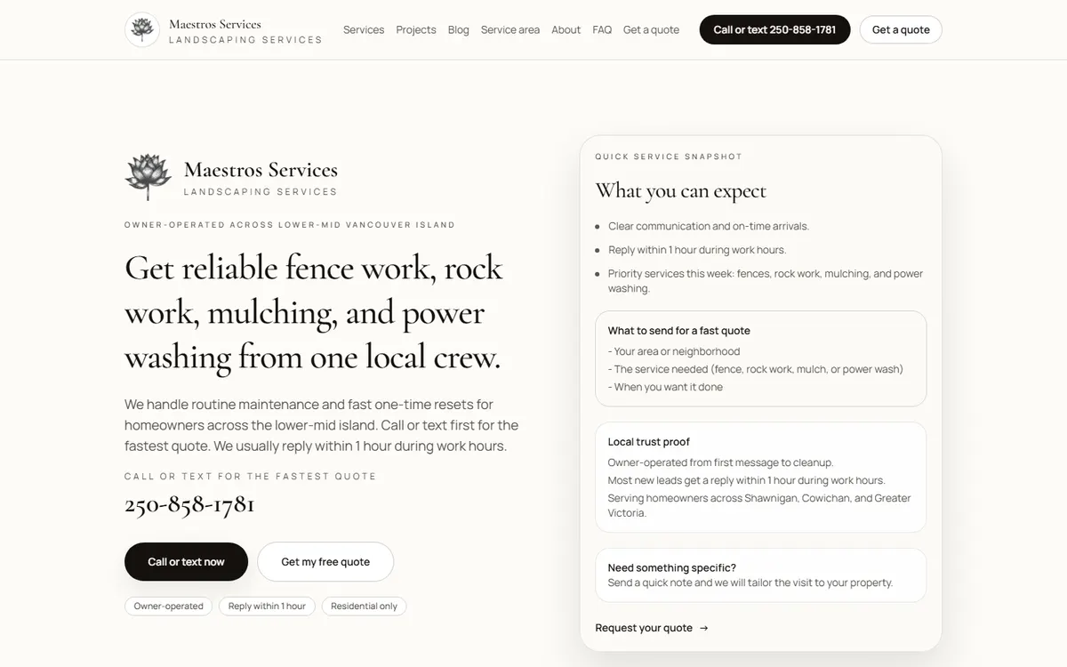 MaestrosServices preview